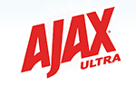 Ajax Ultra cleaning product logo.
