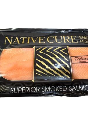 Pre-Sliced Smoked Salmon Native Cure - Ave.2Lb