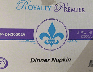 A box with the name of royalty premier on it.