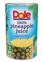 Dole - Pineapple Juice - 12x46 oz cans (1 case)