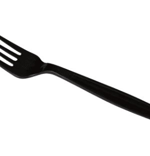 [1,000ct] Forks, PP Plastic Extra Heavy Weight, Black