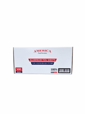 AFP - 12"x10.75" Aluminum Foil Sheet Heavy Duty 20MIC - 500 Sheets