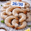 Shrimp 26/30 Headless Shell On - 40Lbs
