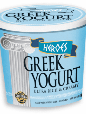 Heroes - Greek Yogurt - 4lb Tub