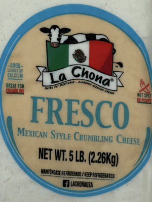 La Chona - Fresco Cheese Loaf - 5Lbs