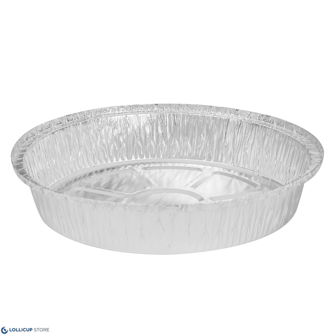 Round aluminum foil baking pan