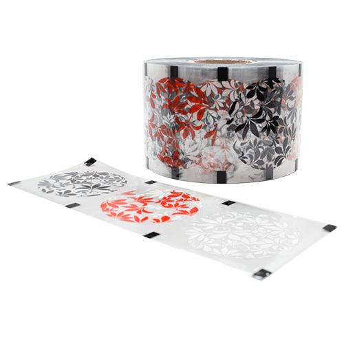 Roll of decorative floral transfer foil sheets