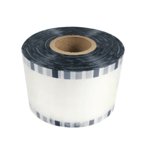 Roll of blank white labels