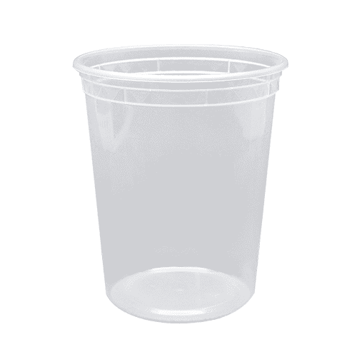 Clear plastic cup