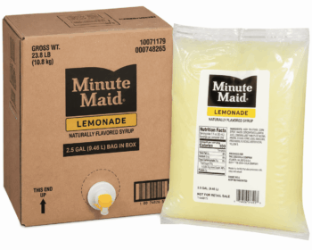 MinuteMaid Lemonade Syrup - 2.5GAL