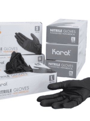 TS - Nitrile Powder Free Glove, Large Black - 1000ct