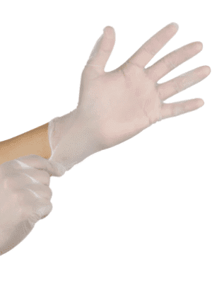Vinyl Powder Free Glove (Large) Clear, DINP-Free - 1000ct