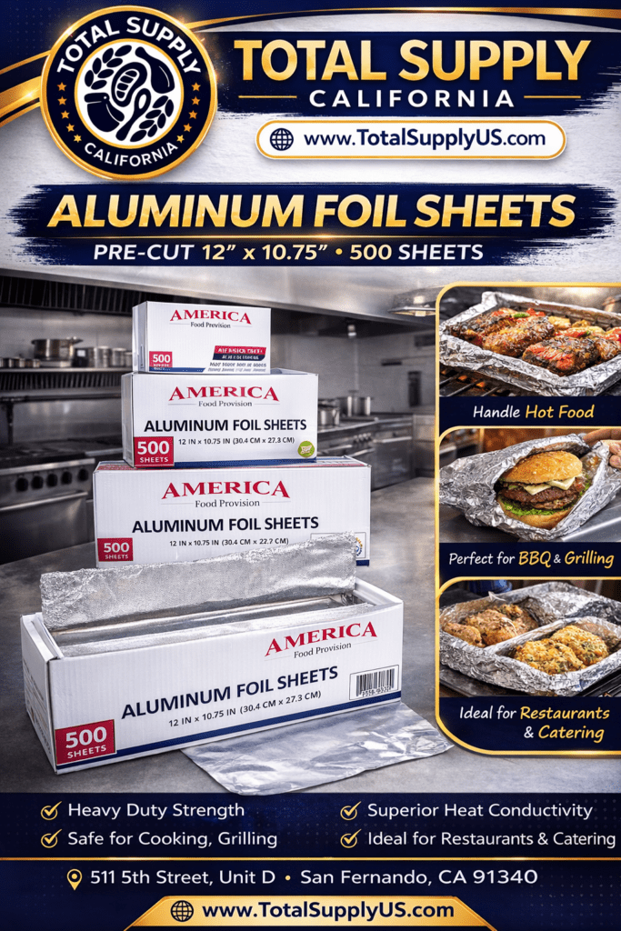 Aluminum foil sheets for professionals