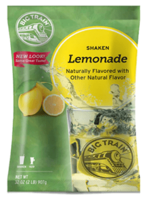 Big Train - Shaken Lemonade Mix - 2Lbs Bag
