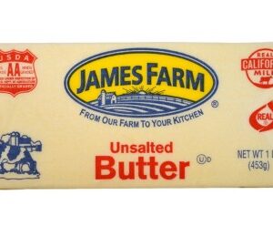 James Farm - Unsalted Solid Butter - 30Lbs
