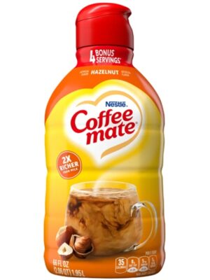Coffee Mate - Hazelnut Creamer Liquid Coffee Non Dairy - 66oz Bottle