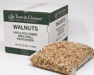 Torn & Glasser - Walnuts HVS & PCS Combo Zero Shell Pasteurized - 25Lbs