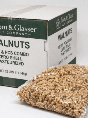 Torn & Glasser - Walnuts HVS & PCS Combo Zero Shell Pasteurized - 25Lbs