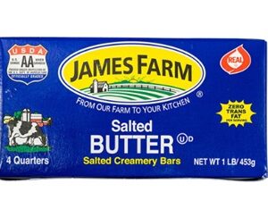 James Farm - Salted Solid Butter - 30Lbs