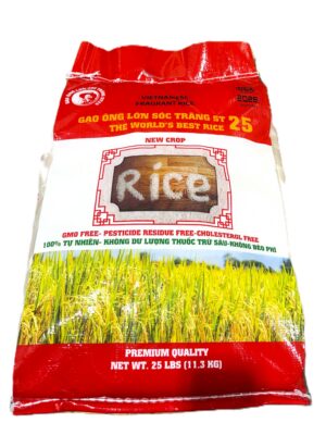 Gao ST25 Sóc Trăng Fragrance Rice - 25lbs